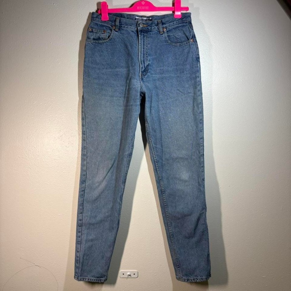Vintage 90s GAP Women's Size 14 Long Blue Denim Jeans Straight Fit